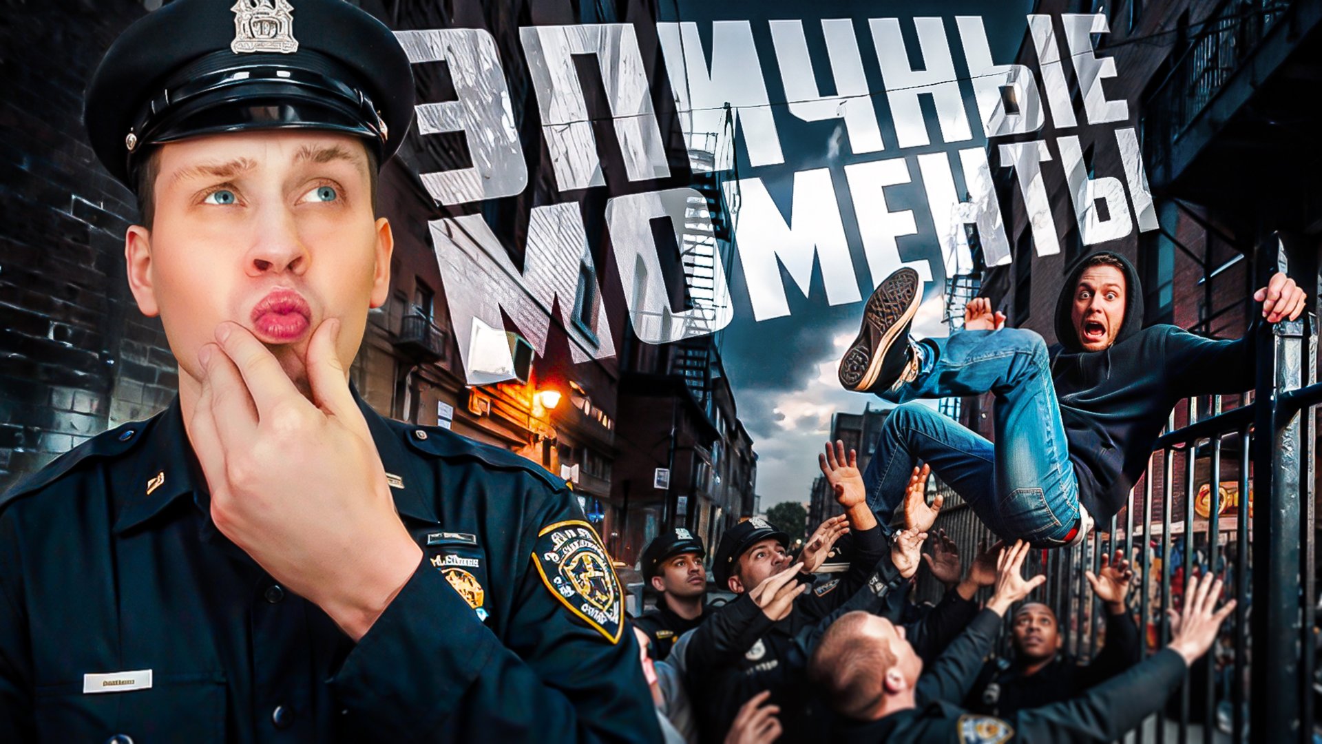 Эпичные моменты с полицией снятые на камеру смотреть онлайн