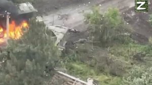 Южном-Донецкое направление. Наш Т-80 136-ой ОМсБр ВС всу в районе н.п Макаровка.