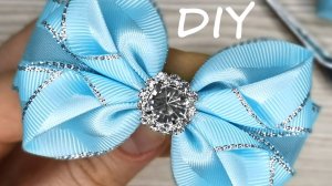 Мастер-класс красивых бантов из лент. Небесные банты своими руками