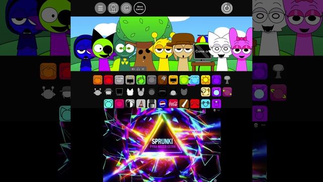 ALL Sprunki Pyramixed Extra 🔸🔹 NORMAL MOD #sprunki #meme #memes #incredibox смотреть онлайн