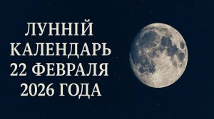 🌙 Лунный календарь на 22 февраля 2026 года — время роста, внутреннего равновесия и вдохновения ✨