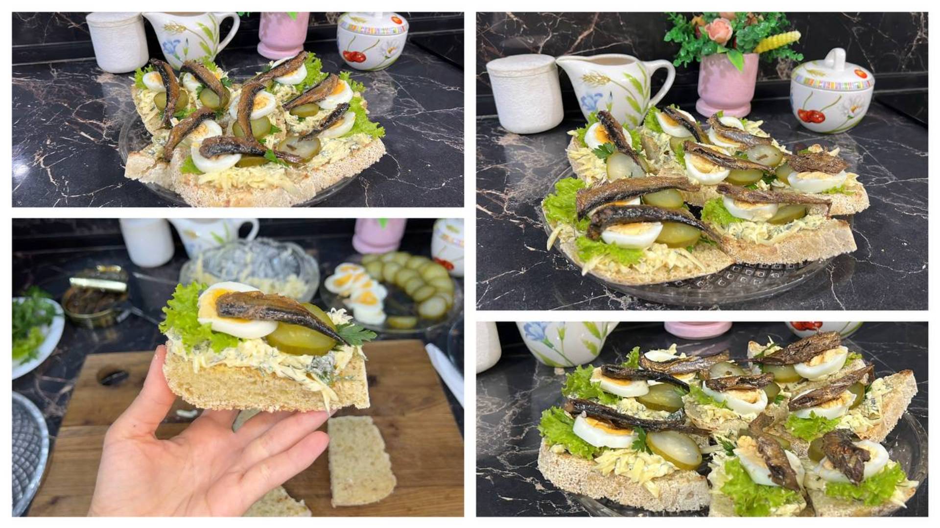 Праздничные бутерброды со шпротами смотреть онлайн