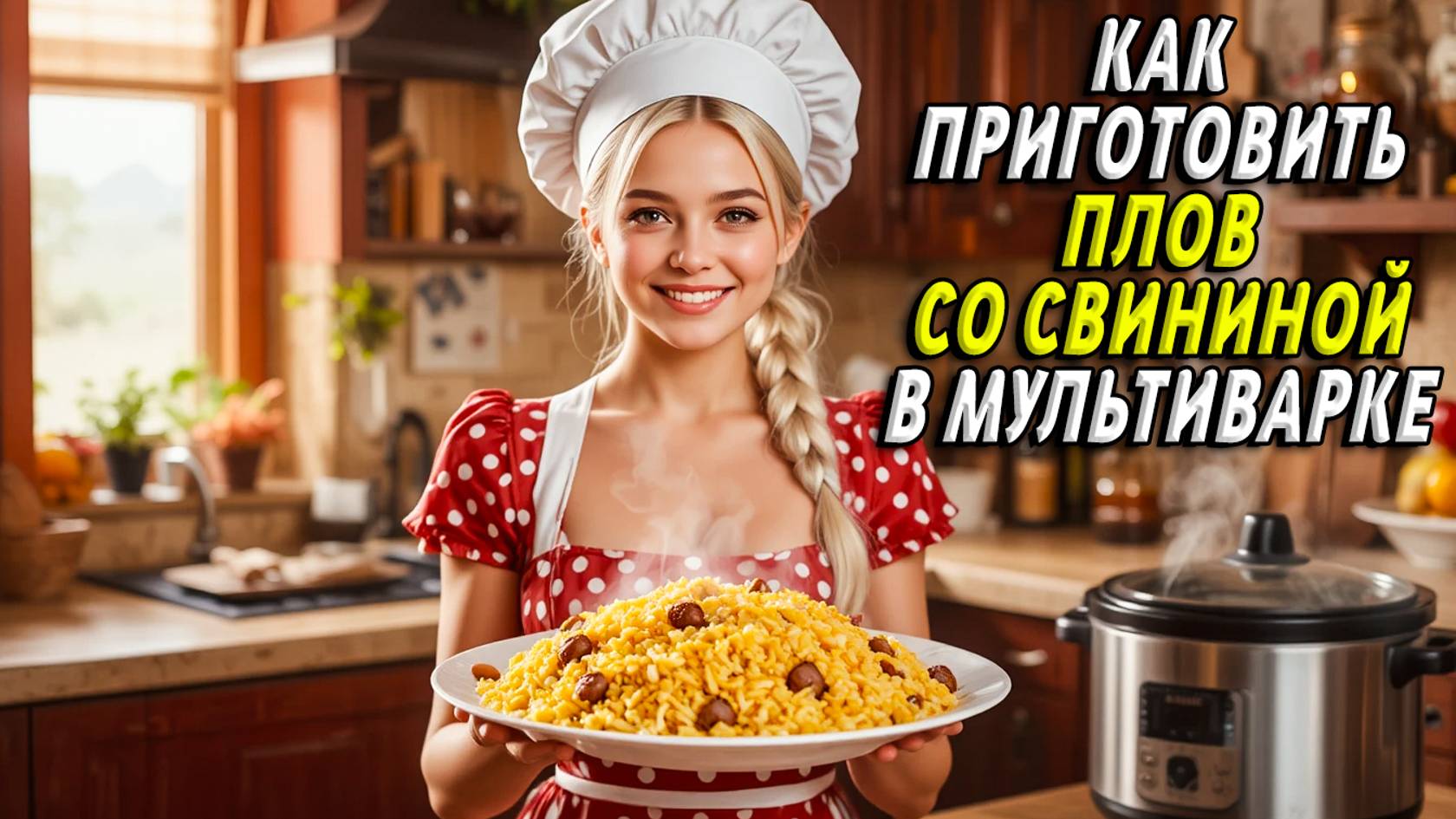 Как приготовить плов со свининой в мультиварке смотреть онлайн