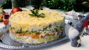 Праздничный салат «Триумф» — настоящий конкурент «Селедке под шубой»!