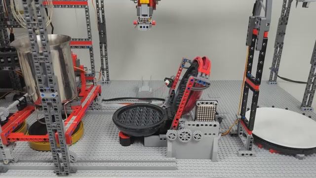 Building A LEGO Waffle Factory | Строим вафельную фабрику LEGO