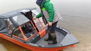 Первый выход на воду на ALUTON 390 Fish
