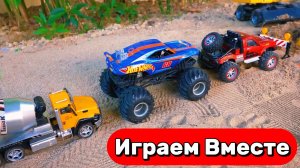 МУЛЬТИКИ ПРО ГОНОЧНЫЕ МАШИНКИ ДЛЯ ДЕТЕЙ 🚗 ИГРАЕМ В ИГРУШЕЧНЫЕ ГРУЗОВИКИ И СПОРТИВНЫЕ МАШИНКИ