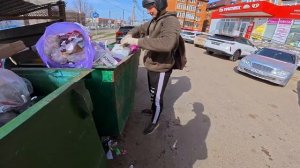 зарабатываю_лазая_по_мусоркам_Dumpster_Diving_RUSSIA