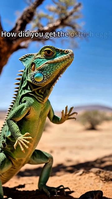 Кот и страус
