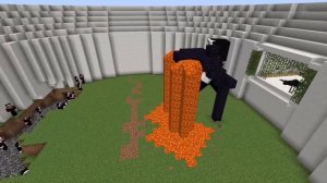 1000 ЗЛОДЕЕВ ИЗ ПИЛЫ ПРОТИВ 1 НУБИКА В МАЙНКРАФТ! РОЛЕВАЯ ИГРА АРЕНА МОБОВ! ТРОЛЛИНГ / ЛОВУШКА