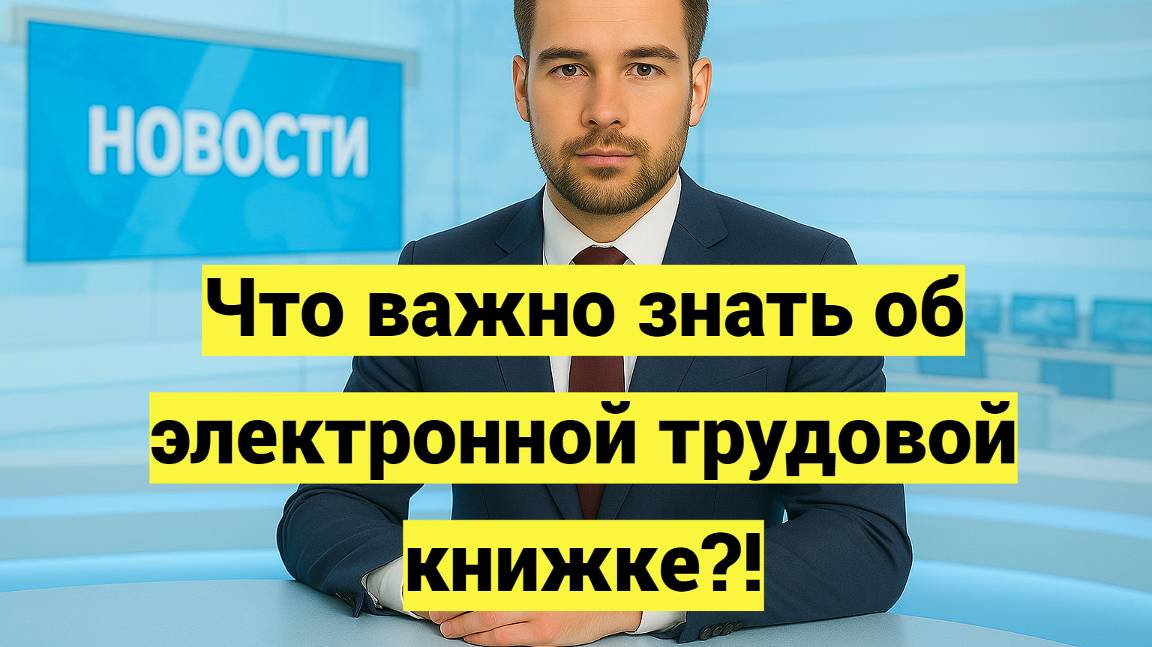 Что важно знать об электронной трудовой книжке смотреть онлайн