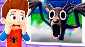 РАЙДЕР ПРЯЧЕТСЯ от ОЛЕНЬ 99 НОЧЕЙ В ЛЕСУ ЩЕНЯЧИЙ ПАТРУЛЬ в МАЙНКРАФТ