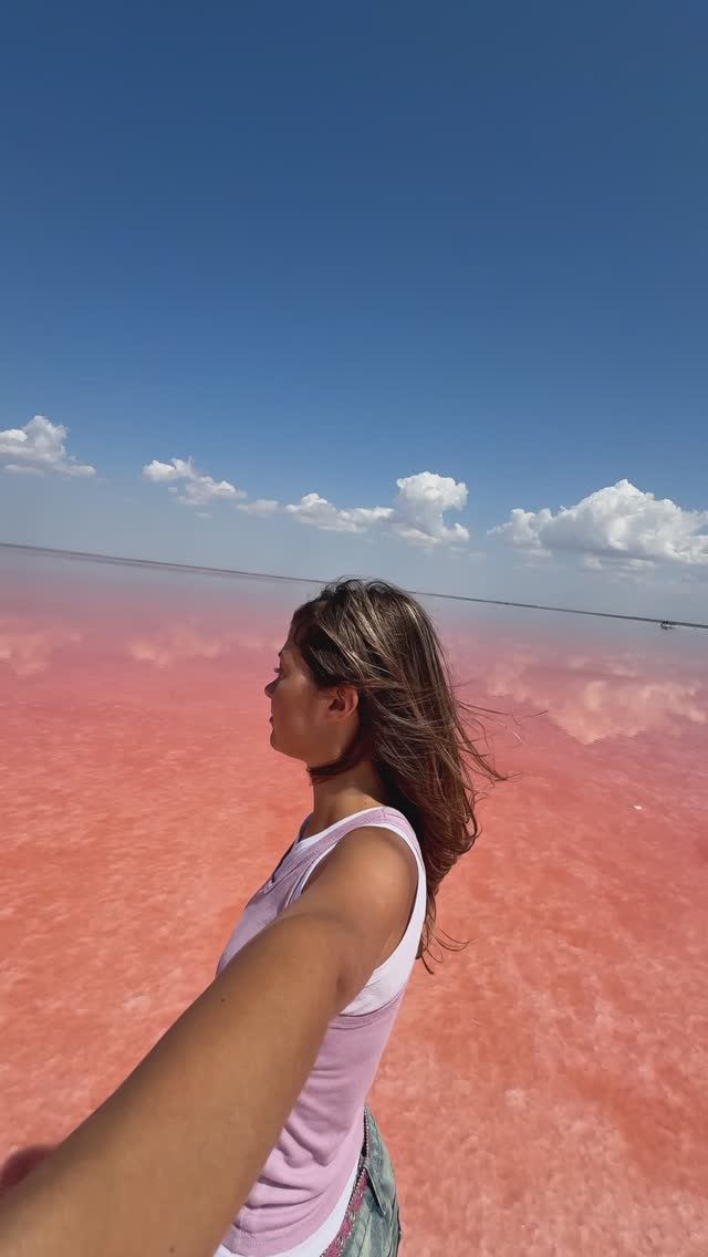 Розовое озеро#природа #путешествия #travel #крым #озеро #crimea #nature #motivation смотреть онлайн