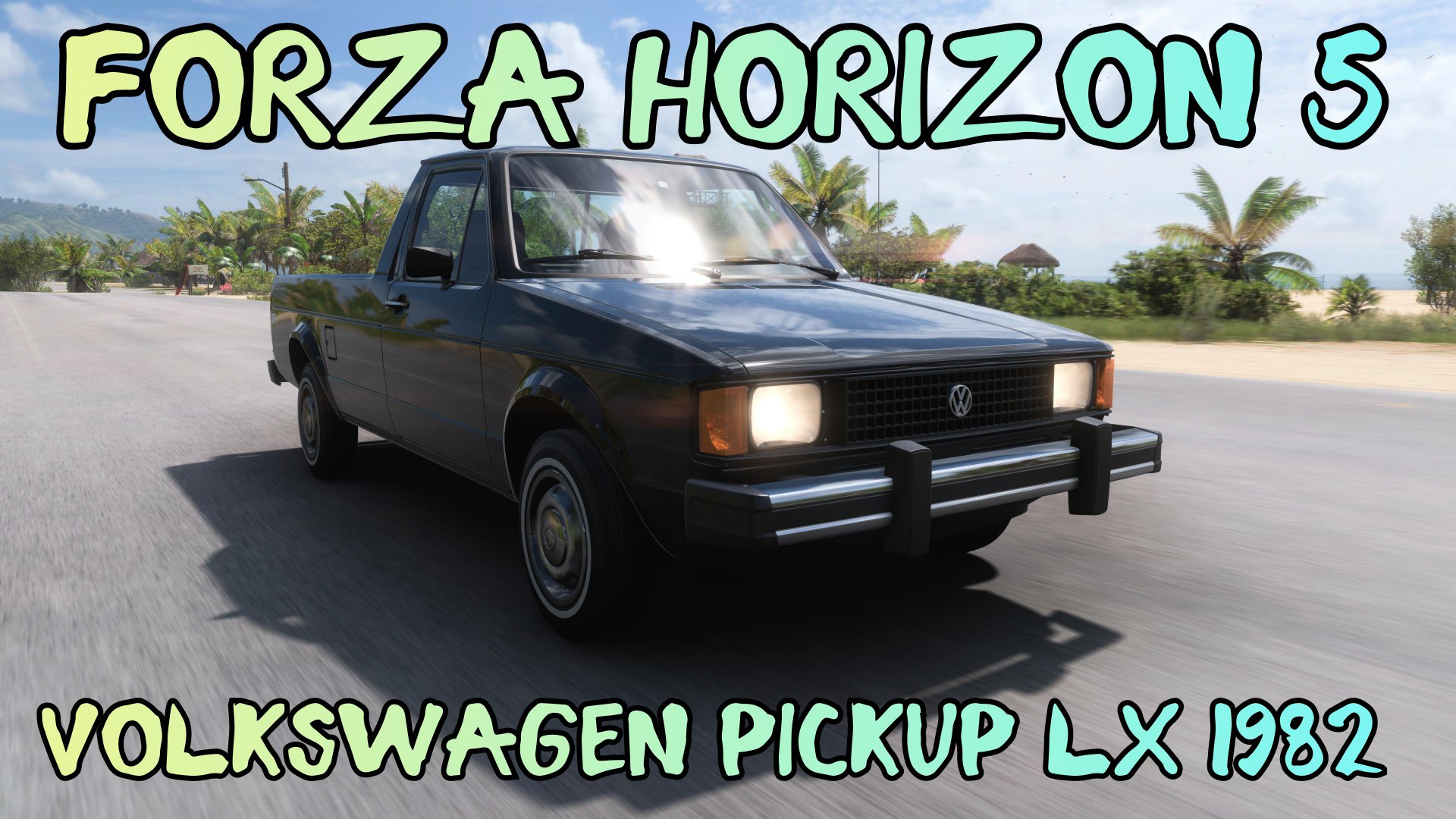 Классика в действии — Volkswagen Pickup LX 1982 покоряет трассы Forza Horizon 5. смотреть онлайн