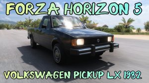 Классика в действии — Volkswagen Pickup LX 1982 покоряет трассы Forza Horizon 5.