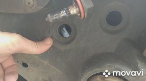 Замена лампочки на правой противотуманке Nissan x-trail т31