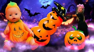 Майя и Пупс Лина – Детские игры на Хэллоуин!