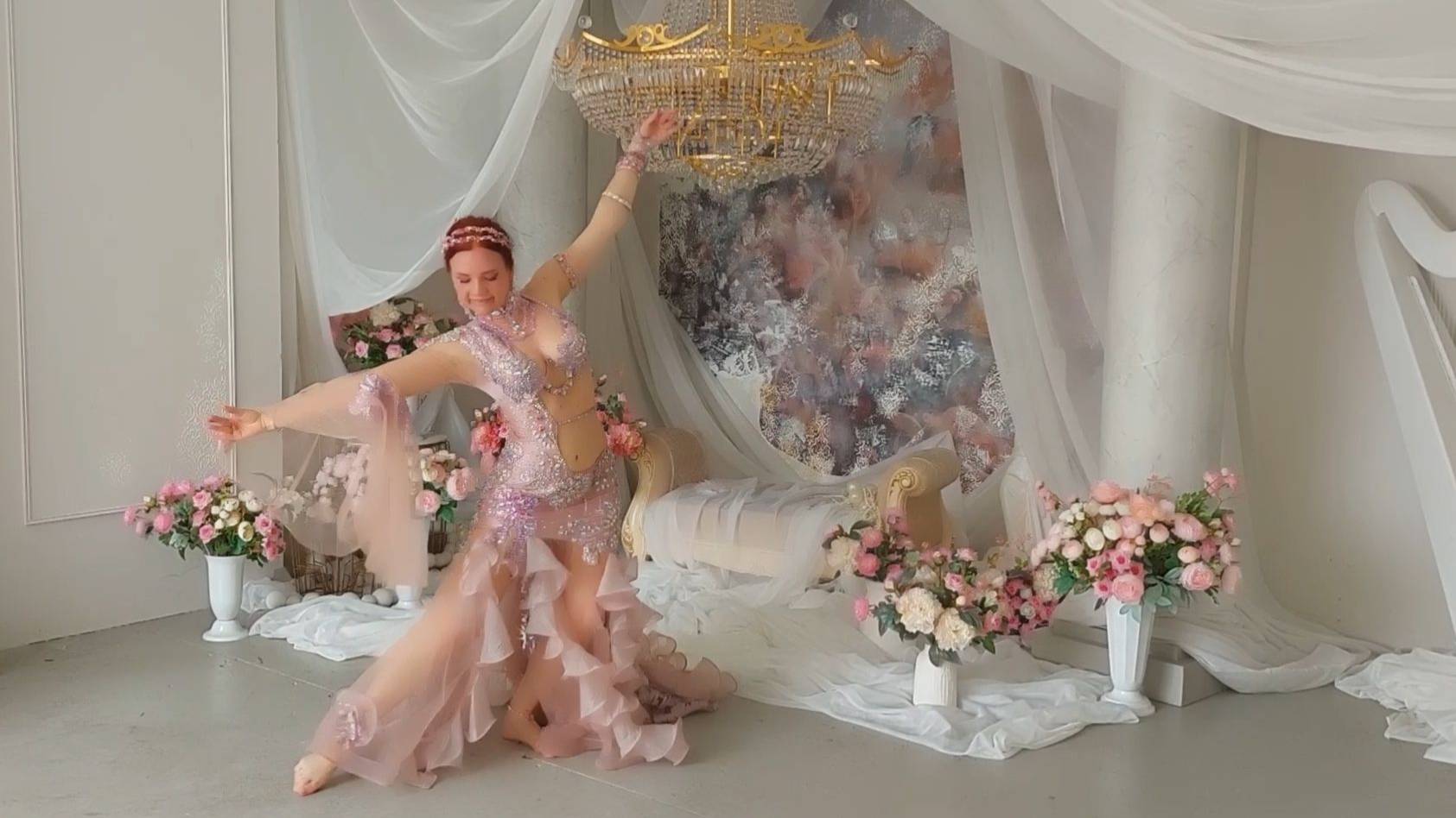 Фьюжн Bellydance «Морские ритмы Андалусии» 🌹🌊💙 - Bellydancer Hélène Elena Prokhorenko