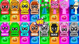 ВСЕ СПРУНКИ МЕГАМИКС 109-112 уровни - Мультики про Спрунке | МУЛЬТФИЛЬМЫ SPRUNKI в Tiles Hop