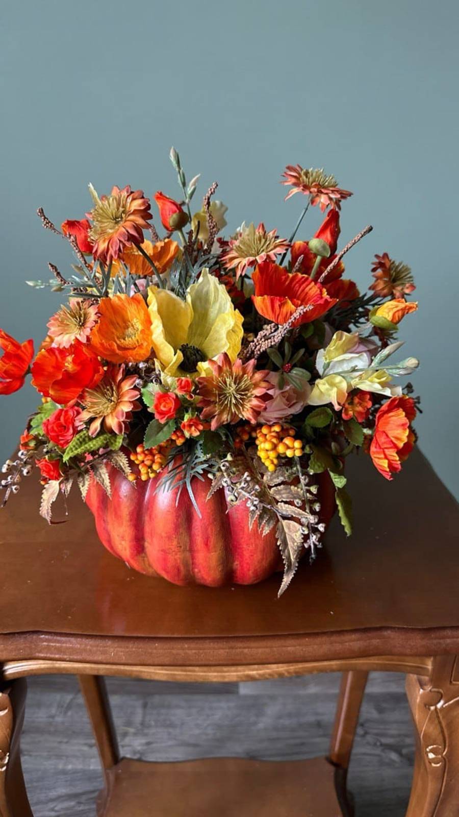 Букет в тыкве