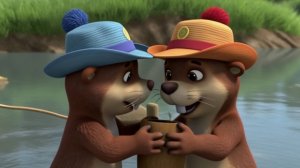 Мультфильм для детей. Бобры и потерянные инструменты