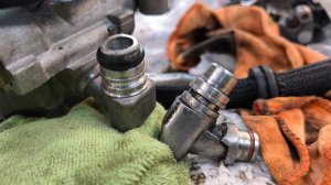 Замена ГУР ml 320 w163 с шлангом низкого давления