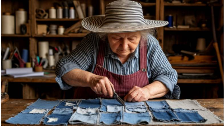 Что можно сшить из старых джинсов? Переделка старой одежды смотреть онлайн