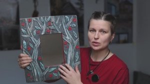 Когда все идет не так... Керамическая рама для зеркала.