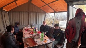 Закрытие шашлычного сезона. Часть 2: большой ребёнок, о жизни, обмен опытом, прощание с алкоголем'