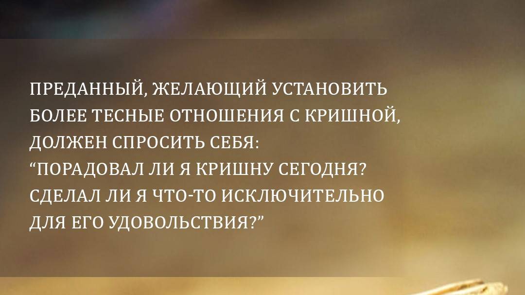 Вдохновение на Картику 2025 (день 17) от Е.С.Шачинандана Свами