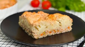 Казалось бы все ПРОСТО и знакомо: запеканка с цветной капустой и фаршем