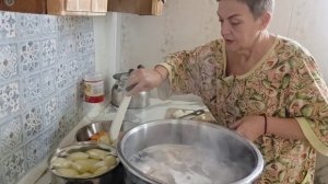 Ч1.запеченый говяжий мозг,блюдо как в ресторане.Борщ с грибамии соленымиогурцами.Говядина по италья