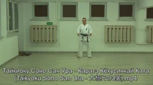 Тайкиоку Соно Сан Ура - Каратэ Кёкусинкай Ката (Taikyoku Sono San Ura - 太極その3裏)