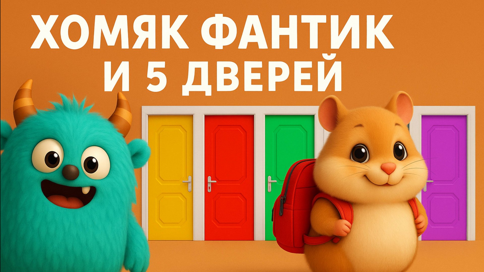 Хомяк Фантик и 5 дверей: побег из лабиринта времени — квест, загадки, приключения!