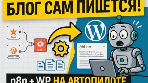 n8n + wordpress авто ведение твоего блога | бесплатно