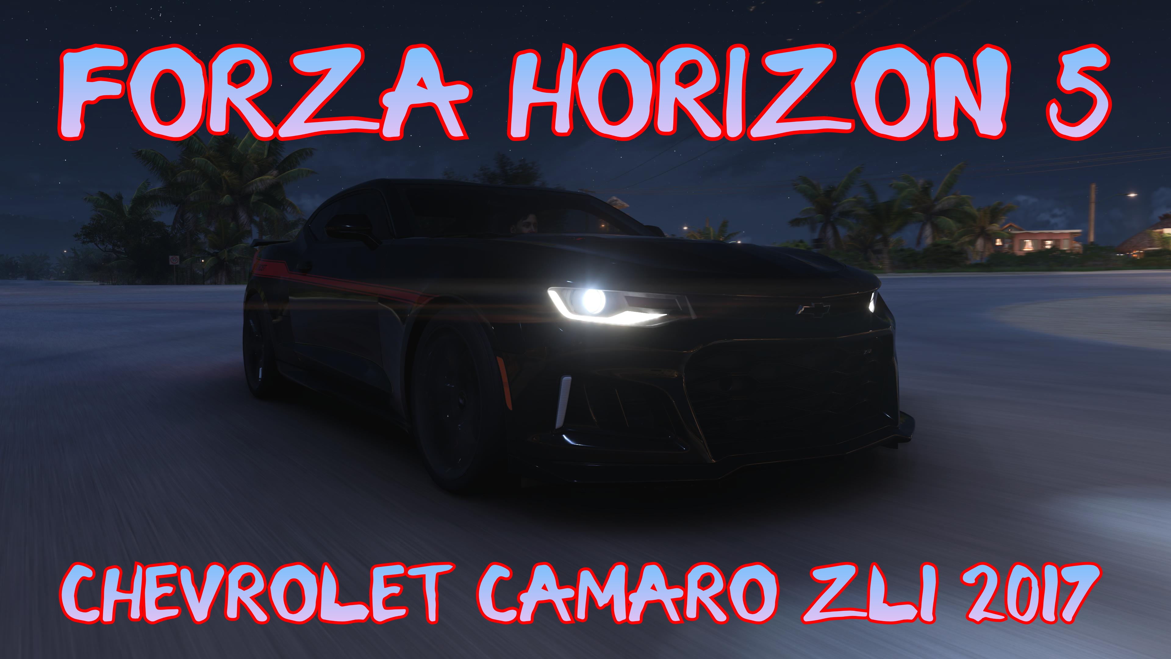 Огненный монстр на горизонте! Chevrolet Camaro ZL1 2017 в Forza Horizon 5. смотреть онлайн