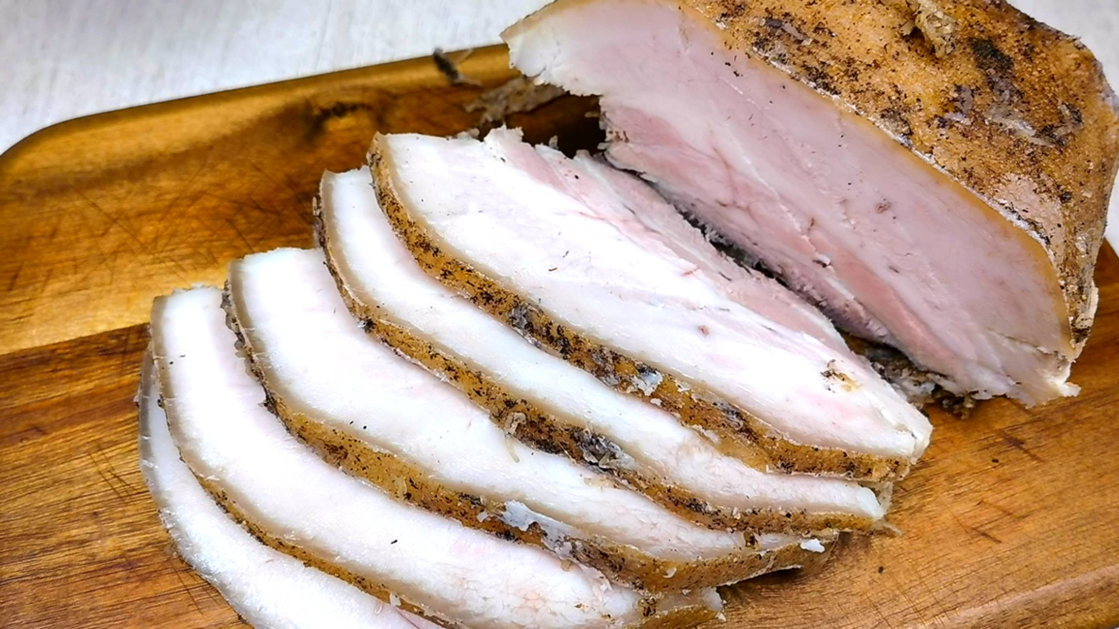 Колбасу больше не покупаю! Рецепт свиной грудинки вкуснее колбасы на завтрак или на перекус смотреть онлайн