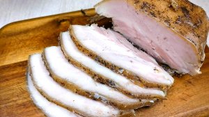 Колбасу больше не покупаю! Рецепт свиной грудинки вкуснее колбасы на завтрак или на перекус