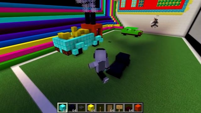 Нуб и Про строят постройки за короткое время 10 сек / 1 мин / 5 мин | битва строителей minecraft смотреть онлайн