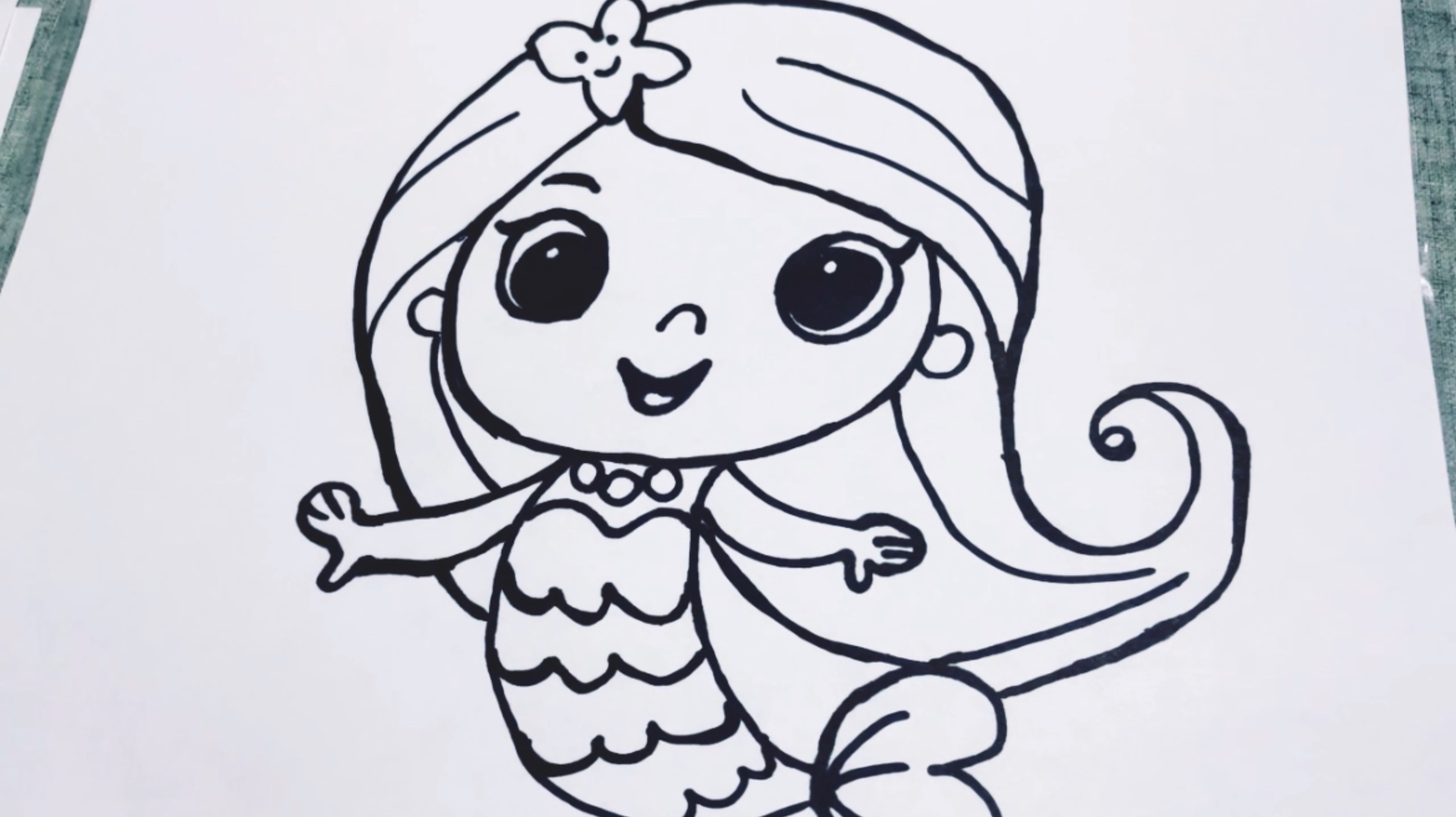 Русалочка.🧜 Рисуем Вместе. смотреть онлайн