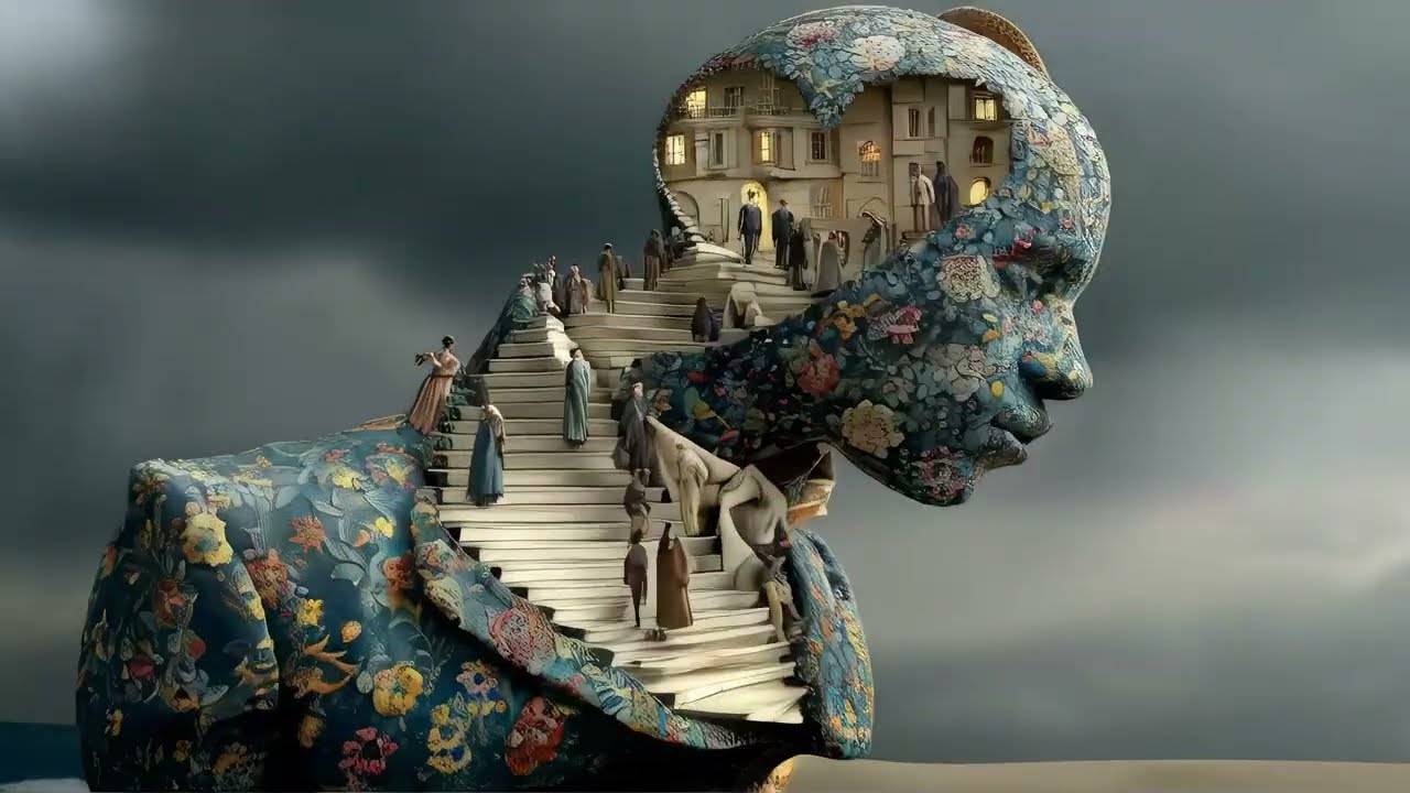 AI Short Film AI Art surrealism 4K version (360p) смотреть онлайн