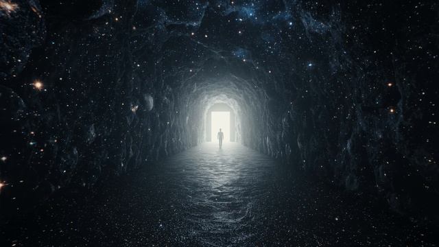 Corridor Through Stars 🌌2-Hour Cinematic Ambience ｜ Nebula Walls & White Fire Door смотреть онлайн