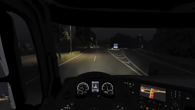 Дальнобой по Европе: Свет, который не обещает тепло 🚛💡 смотреть онлайн