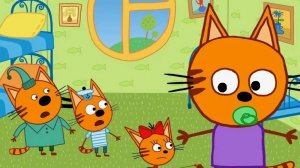 ТРИ КОТА - Карамелька Коржик и Компот помогают родителям - Мультик для детей Три Кота