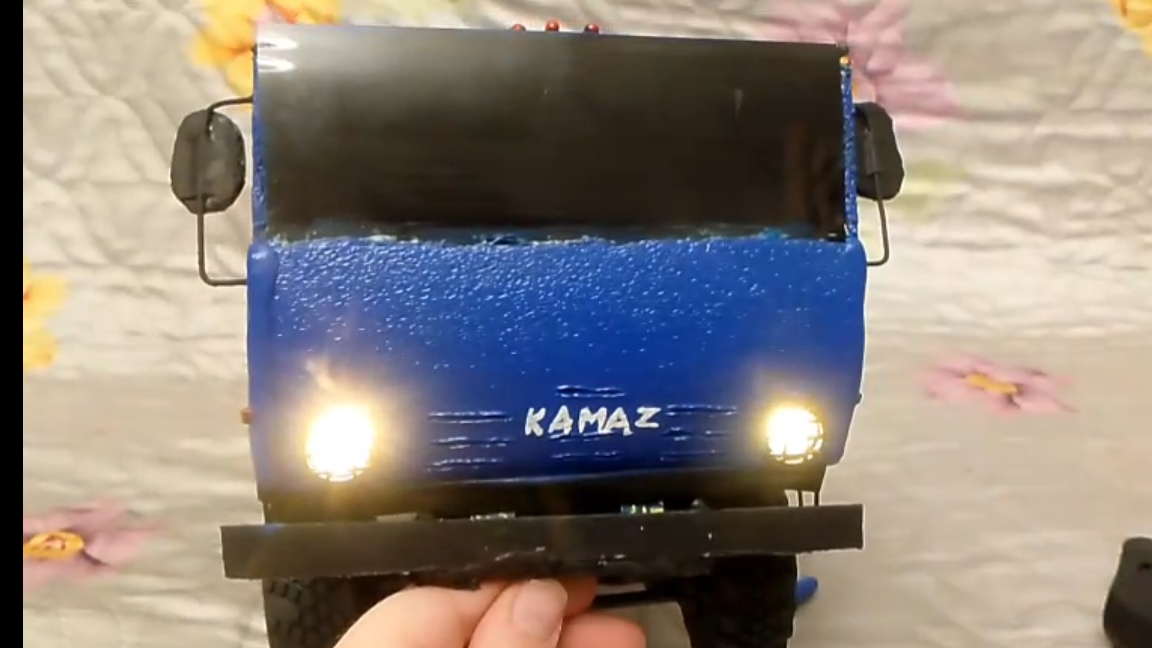 КАМАZ 4350 на радиоуправлении  2 часть .