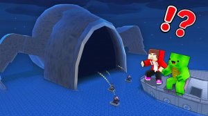 Пожиратель морей против охранной лодки - Майнкрафт анимация