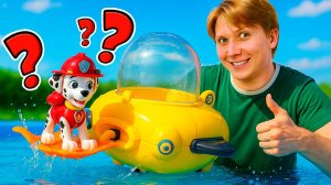 Потеряли камеру! Щенячий Патруль и поиски на подводной лодке