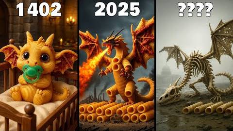 Evolution of DRAGON CANNELLONI - Italian Brainrot