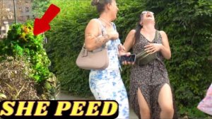 BUSHMAN PRANK (SHE PEED ON HERSELF) TOP VIDEO OF THE YEAR 2025