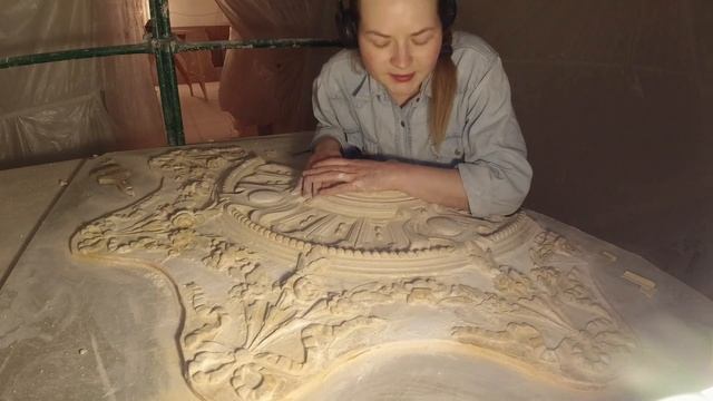 9. Силиконовая форма. Новая старая розетка. Реставрация и подготовка модели лепнины, формовка детали